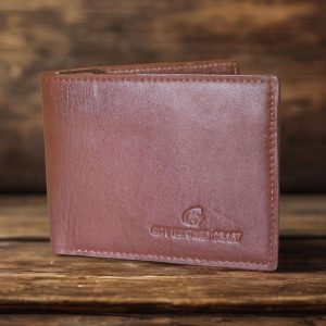 Genuine Leather Wallet Chocolate color